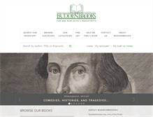 Tablet Screenshot of buddenbrooks.com